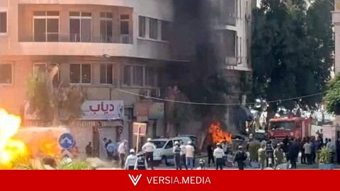 下榻大马士革酒店附近发生两起炸弹爆炸 爱丽舍宫：马克龙安然无恙