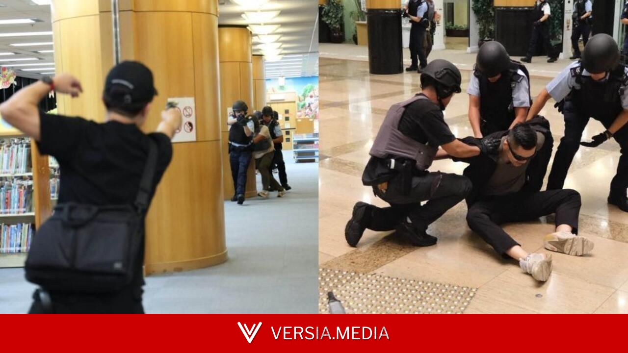 港警在全港最大图书馆进行反恐演习惹争议　分析：象征官方视知识有罪
