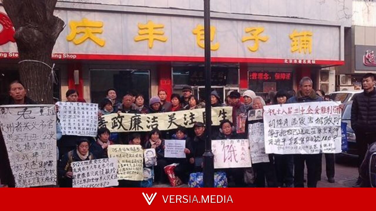 “上访新规”前一天 北京信访局发生争抢混乱甚至踩踏